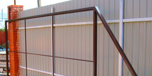 Комплект STANDART для откатных ворот с шиной 7 м + привод LTM 800 + рейки 6 шт + каркас 5000х2000 мм (GateMotors)