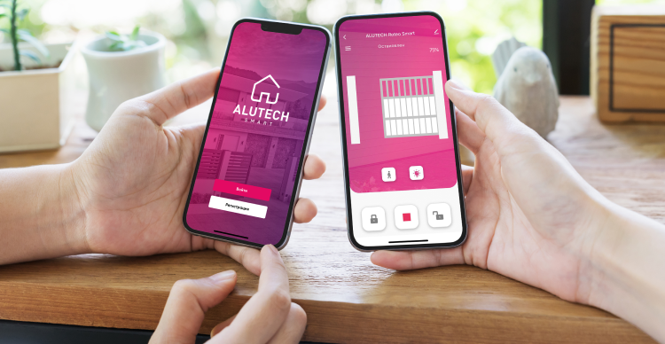 Умный привод для откатных ворот ALUTECH Roteo RTO-500MKIT-Sm + модуль Wi-Fi